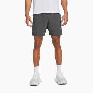 Pantaloni scurți de alergare pentru bărbați Under Armour Launch Elite 2In1 7'' castelrock/castelrock/reflective