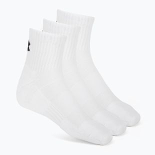 Șosete Under Armour Training Cotton Quarter 3 pary white/white/black