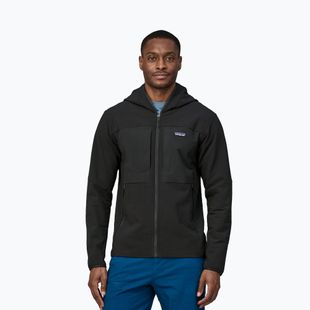 Geacă softshell pentru bărbați Patagonia R2 TechFace Hoody black