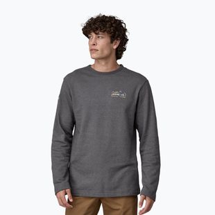 Bluză pentru bărbați Patagonia Lightweight Unity Fitz Wildrise Crew ink black