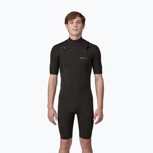 Costum de înot pentru bărbați Patagonia Yulex Regulator Lite FZ Spring Suit black