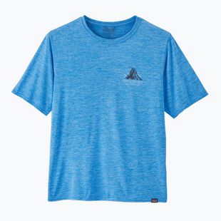 Tricou pentru bărbați  Patagonia Cap Cool Daily Graphic Shirt Lands chouinard crest/vessel blue x-dye