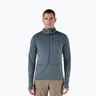 Geacă softshell pentru bărbați  Patagonia R1 Hybrid Pullover Hoody utility blue