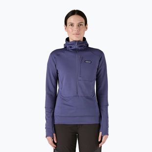 Geacă softshell pentru femei Patagonia R1 Hybrid Pullover Hoody solstice purple
