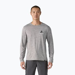 Longsleeve pentru bărbați Patagonia Cap Cool Daily Graphic Lands chouinard crest/feather grey