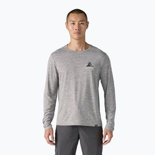 Longsleeve pentru bărbați Patagonia Cap Cool Daily Graphic Lands chouinard crest/feather grey