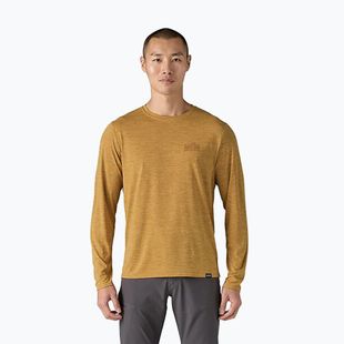 Longsleeve pentru bărbați Patagonia Cap Cool Daily Graphic Shirt strataspire/beeswax tan x-dye