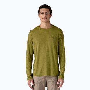 Longsleeve pentru bărbați Patagonia Cap Cool Daily Graphic Lands clean climb roots/graze green x-dye