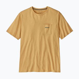 Tricou pentru bărbați  Patagonia Boardshort Logo Pocket Responsibili beeswax tan