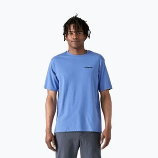 Tricou pentru bărbați  Patagonia P-6 Logo Responsibili-Tee abundant blue