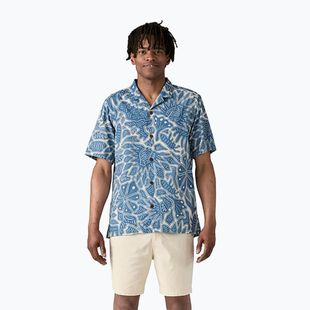 Cămașă pentru bărbați Patagonia Tidal Threads Camp bees and lowers/still blue