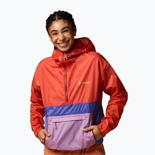 Geacă rezistentă la vânt pentru femei Cotopaxi Teca Half-Zip Windbreaker smell the begonias