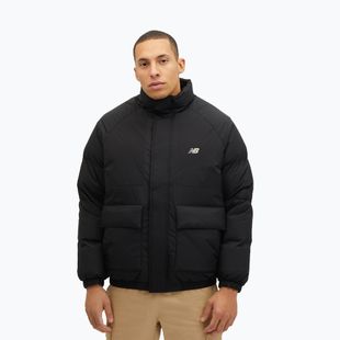 Geacă cu puf pentru bărbați New Balance NBX Academy Mix Down black