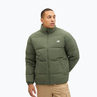 Geacă cu puf pentru bărbați New Balance NBX Down green