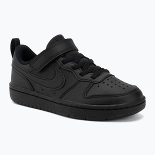 Încălțăminte pentru copii Nike Court Borough Low Recraft black/black/black