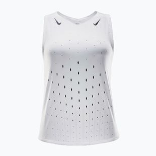 Tricou de alergare pentru femei Nike AeroSwift Dri-Fit ADV Singlet white / black / black