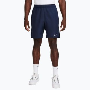 Pantaloni scurți de tenis pentru bărbați Nike Court Dri-Fit Victory 9" obsidian / white