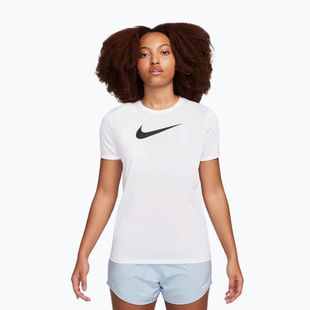 Tricou de antrenament pentru femei Nike Dri-Fit white/black