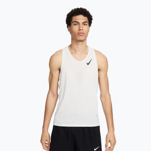Tricou de alergare pentru bărbați Nike AeroSwift Dri-Fit ADV summit white/black