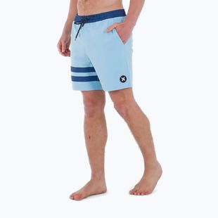 Șort de înot pentru bărbați Hurley Phantom Eco Block Party Volley 17" blue dream