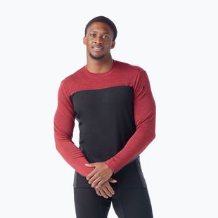 Bluză termică pentru bărbați Smartwool Classic Thermal Merino Base Layer Colorblock Crew Boxed