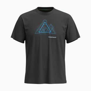 Tricou pentru bărbați Smartwool Bear Range Graphic charcoal