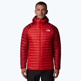 Geacă cu puf pentru bărbați The North Face Bettaforca Lt Down Hoodie high risk red/garnet red