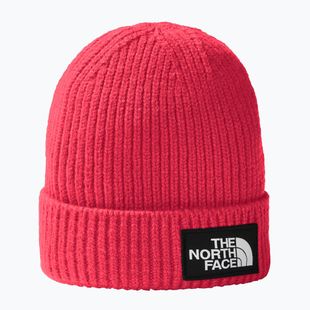 Căciulă de trekking pentru copii The North Face TnF Box Logo Cuffed radiant poppy