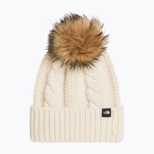 Căciulă de iarnă pentru copii The North Face Oh Mega Fur Pom Beanie white Dune