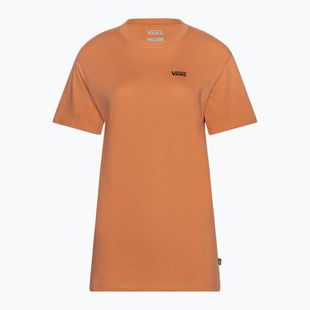 Tricou pentru femei Vans Left Chest Logo carnelian