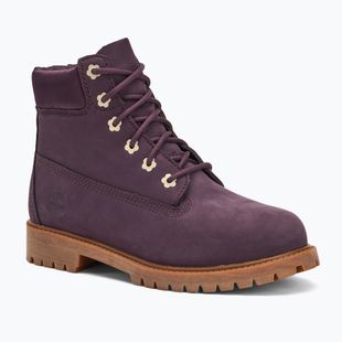 Încălțăminte pentru copii Timberland Premium 6 In Lace dark purple nubuck