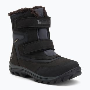Ghete de zăpadă pentru copii Timberland Chillberg 2-Strap Gore-Tex jet black