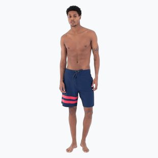 Șort de înot pentru bărbați Hurley Phantom Block Party 18" pagent blue