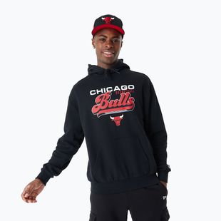 Bluză pentru bărbați New Era NBA Graphic OS Hoody Chicago Bulls black