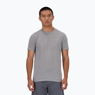 Tricou gri New Balance Sport Essentials Heathertech pentru bărbați