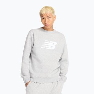 Bluză pentru bărbați New Balance Sport Core Brushed Crew reflection/white/light arctic grey