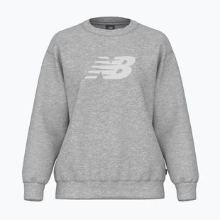 Tricou pentru femei New Balance Sport Fleece Logo Crew atletic gri