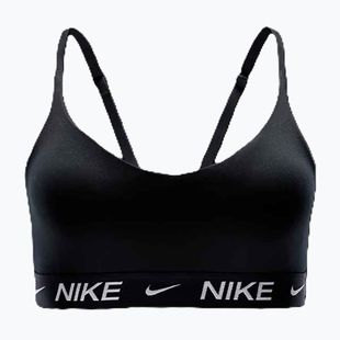 Sutien pentru antrenament Nike Dri-Fit Indy Light Support black/black/white
