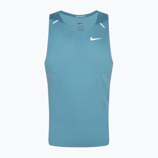 Tank top de alergare pentru bărbați Nike Dri-Fit Rise 365denim turquise / reflective silver