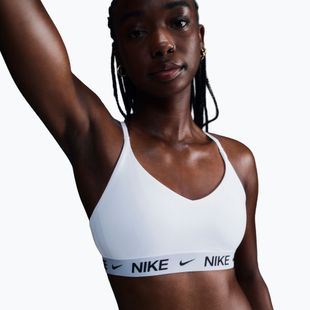 Sutien de antrenament Nike Dri-Fit Indy Light Support white/black