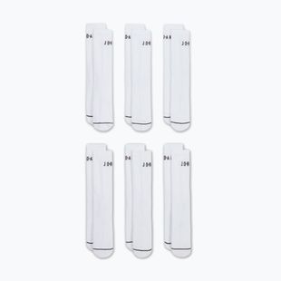 Șosete Nike Jordan Everyday Crew 6 perechi white/gym red/black