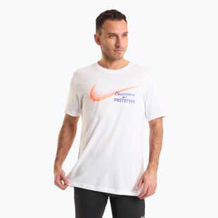 Tricou de alergare pentru bărbați Nike Dri-Fit Founders white