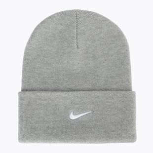 Căciulă de iarnă Nike Peak Swoosh Beanie dark grey heather/white