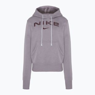 Bluză pentru femei Nike Sportswear Phoenix Fleece HM9751 lightt violet ore / burgundy crush