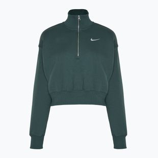 Femei Nike Sportswear Phoenix Fleece 1/2 Zip Cropped vintage verde / sail sweatshirt