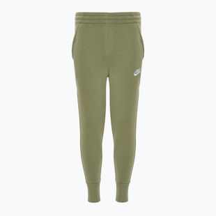 Pantaloni pentru copii Nike Sportswear Club Fleece oil green/oil green/white