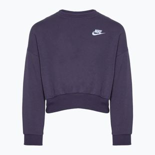 Bluză pentru copii Nike Sportswear Club Fleece dark raisin / white