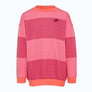 Bluză pentru copii Nike Sportswear Club Fleece light wild mango/light wild mango/hot fuchsia