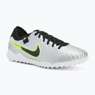 Încălțăminte de fotbal pentru bărbați Nike Tiempo Legend 10 Pro TF metallic silver/volt/black