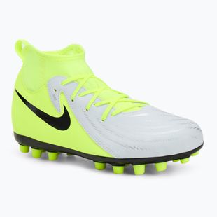 Încălțăminte de fotbal pentru copii Nike Phantom Luna 2 Academy AG Jr metallic silver/black/volt